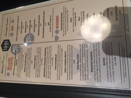 Menu photo 7 1991 Kitchen Onamia, MN
