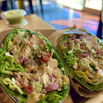 Tossgreen - two burritos on a plate - Salad Near Me - Jacksonville, Florida Tossgreen - two burritos on a plate - Salad Near Me - Jacksonville, Florida