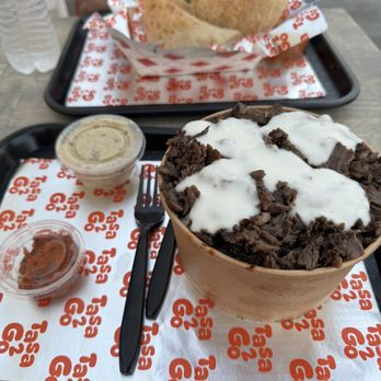 Tasa2Go - Beef shawarma bowl - Egyptian Near Me - Fullerton, California