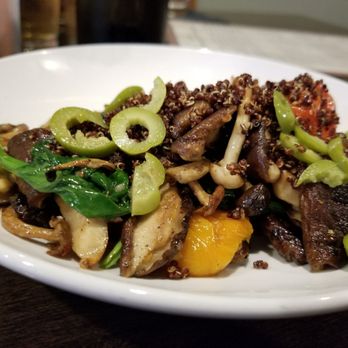 Level A Small Plates Lounge - Rusted mushroom, sweet pepper and crunchy quinoa - Lounges Near Me - Annapolis, Maryland Level A Small Plates Lounge - Rusted mushroom, sweet pepper and crunchy quinoa - Lounges Near Me - Annapolis, Maryland