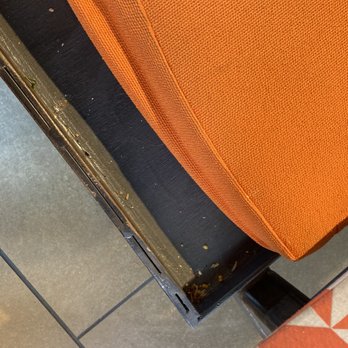 Mezeh - Dirty cushions and food in all of the seats. - Mediterranean Near Me - Hampton, Virginia