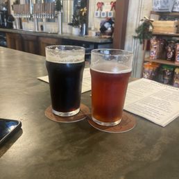 Coffee porter and blackberry brew Coffee porter and blackberry brew