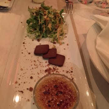 Le Bistro - foie gras creme brulee - French Near Me - Houston, Texas