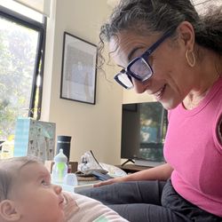 Ronit April Varga - Baby and I are having a conversation.