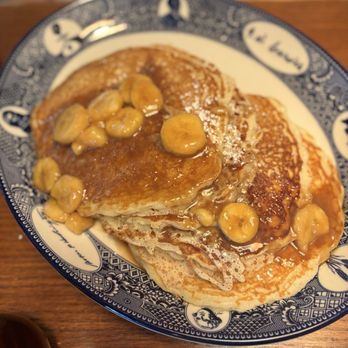 Founding Farmers DC - Original Pancakes- Bananas Foster - American Near Me - Washington, DC, District of Columbia