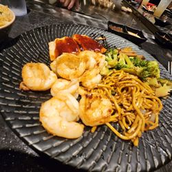 Kyoto Japanese Restaurant - Shrimp and salmon