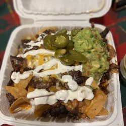 Lucy's Mexican Grill - Super Nachos with el pastor
