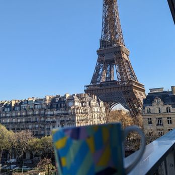 Hôtel Pullman Paris Eiffel Tower - View in the morning from my balcony - Hotels Near Me - Paris, 75 Hôtel Pullman Paris Eiffel Tower - View in the morning from my balcony - Hotels Near Me - Paris, 75