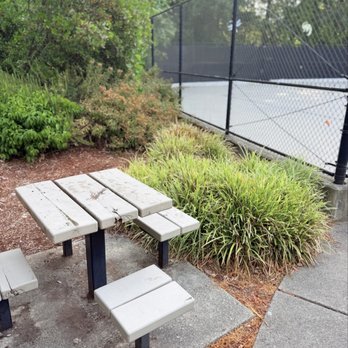 Cherry Crest Mini Park - Picnic table next to tennis court - Parks Near Me - Bellevue, Washington Cherry Crest Mini Park - Picnic table next to tennis court - Parks Near Me - Bellevue, Washington