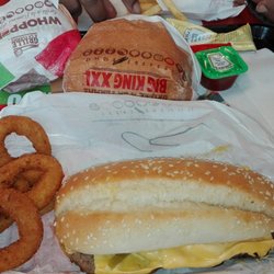 Burger King - Long chili cheese / oignon rings/ mini whopper & big king xxl