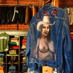 Hand painted Vintage Levi's Jackets by Shawn Mckinney