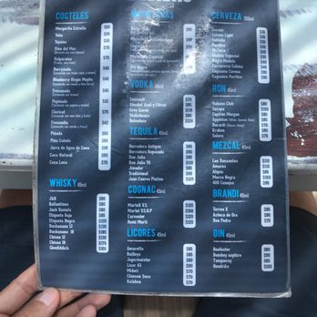 Mariscos La Huerta - Drink menu - Seafood Near Me - Manzanillo, COL Mariscos La Huerta - Drink menu - Seafood Near Me - Manzanillo, COL