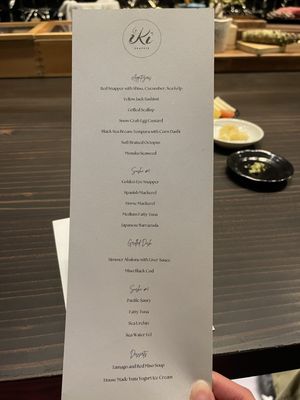 Menu photo 8 Iki Omakase Palo Alto, CA Menu photo 8 Iki Omakase Palo Alto, CA