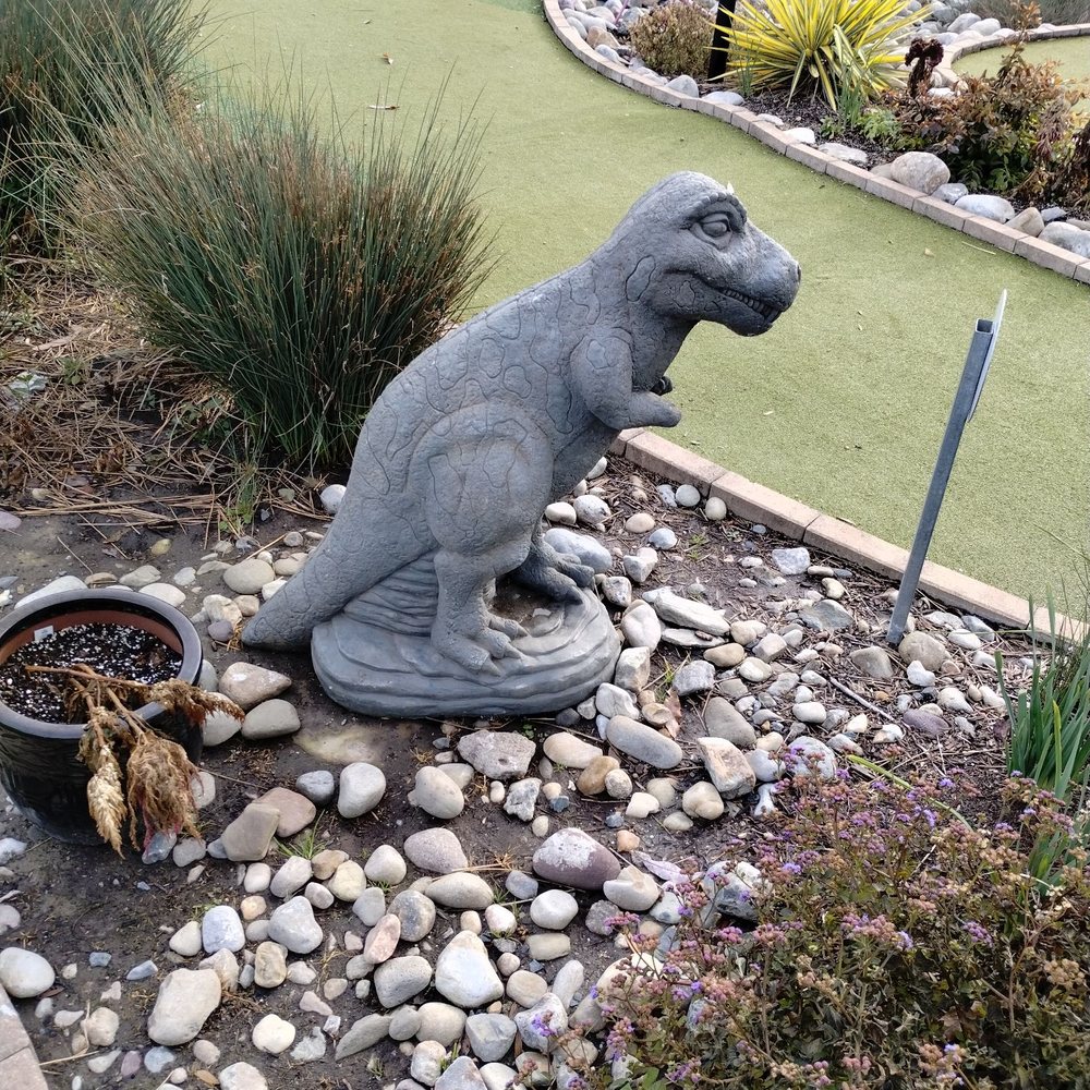 Anderson's - Virginia Beach - T rex buddy at mini golf - Accessories Near Me - Virginia Beach, Virginia