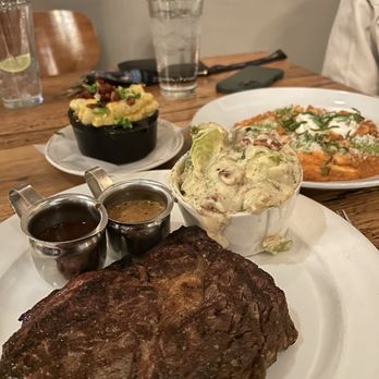 Hickory & Ash - Ribeye, brussels and macaroni and cheese. - Steakhouses Near Me - Broomfield, Colorado Hickory & Ash - Ribeye, brussels and macaroni and cheese. - Steakhouses Near Me - Broomfield, Colorado