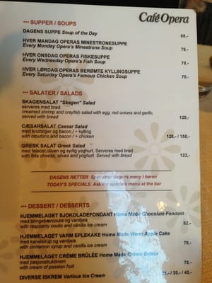 Menu photo 1 Café Opera Bergen, 12