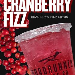 Roadrunner Coffee - New Cranberry Fizz Energy drink available at all 4 Roadrunner locations