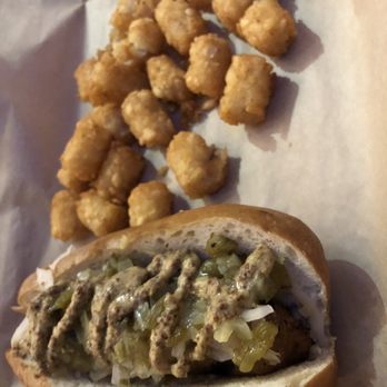The Annex Crafthouse - Vegan Brat Sandwich - Southern Near Me - Houston, Texas The Annex Crafthouse - Vegan Brat Sandwich - Southern Near Me - Houston, Texas