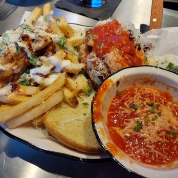 Black Tap - Pizza burger. Totally crazy, yet crazy delicious. - Burgers Near Me - Nashville, Tennessee Black Tap - Pizza burger. Totally crazy, yet crazy delicious. - Burgers Near Me - Nashville, Tennessee