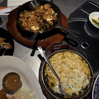 Hongdae Sushi & Grill - Corn cheese & kimchi fried rice - Sushi Bars Near Me - Mount Prospect, Illinois