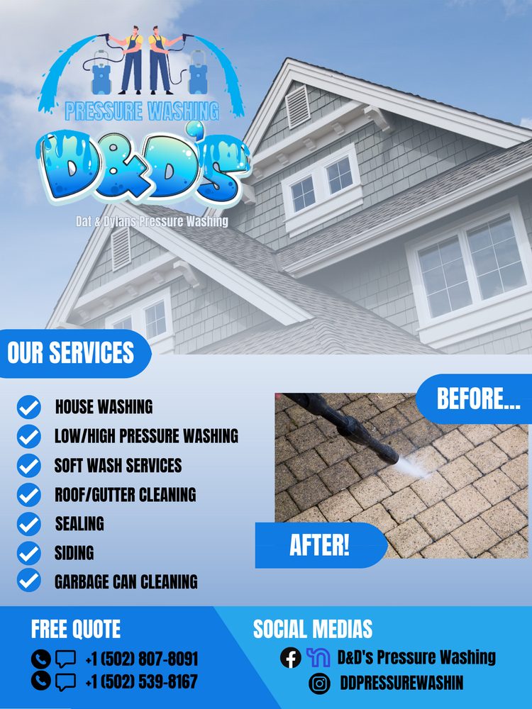 D&D’S PRESSURE WASHING Updated May 2024 Louisville, Kentucky