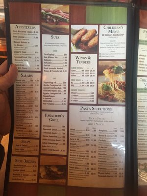 Menu photo 2 Panatieri's Pizza & Pasta-Warren Warren, NJ Menu photo 2 Panatieri's Pizza & Pasta-Warren Warren, NJ