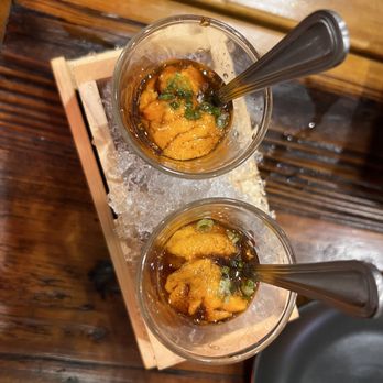 Maguro - Uni shot - Sushi Bars Near Me - Brookline, Massachusetts