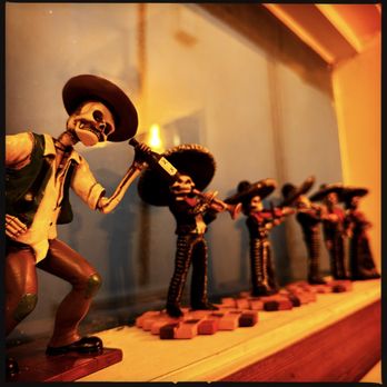 Crispy Taco Co Westhampton Beach - Dia del muertos figures - Tacos Near Me - Westhampton Beach, New York