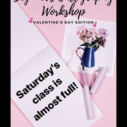 Calligraphy To The Stars - Valentine Calligraphy Workshop Click "Book now" 2 spots left.