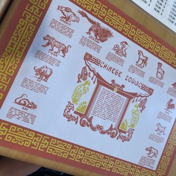 Imperial Palace - Cute zodiac place mats - Chinese Near Me - National City, California