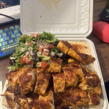 King Mediterrano - chicken kabob plate - Mediterranean Near Me - Torrance, California King Mediterrano - chicken kabob plate - Mediterranean Near Me - Torrance, California