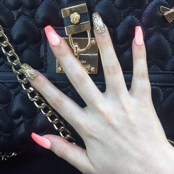 Cosmo Nails - Ombre and glitter nails done by Lynn - Skin Care Near Me - Flower Mound, Texas
