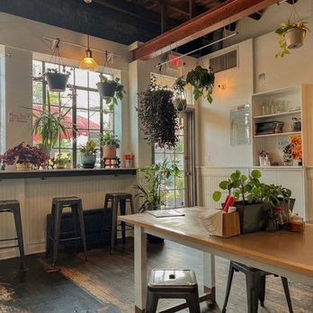 Nhà Mình - Interior with lots of plants - Sandwiches Near Me - Ridgewood, New York Nhà Mình - Interior with lots of plants - Sandwiches Near Me - Ridgewood, New York