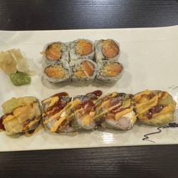Salmon roll and Yama roll