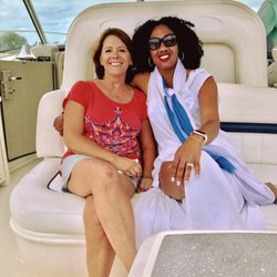 My Yacht Experience - Our gracious hostess, Nancy.