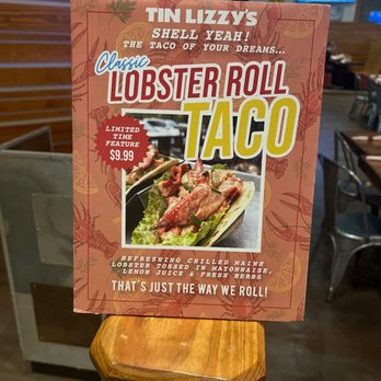 Tin Lizzy's Cantina - Lobster roll taco - Tex-Mex Near Me - Marietta, Georgia Tin Lizzy's Cantina - Lobster roll taco - Tex-Mex Near Me - Marietta, Georgia