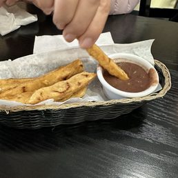 Complementary snack while you wait for your meal