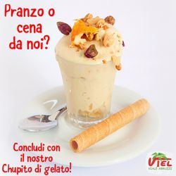 Viel - Chupito di gelato monogusto per provare i gusti nuovi dopo aver pranzato o cenato da noi