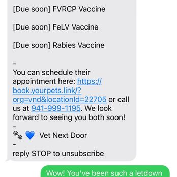 Vet Next Door - The text exchange - Veterinarians Near Me - Parrish, Florida Vet Next Door - The text exchange - Veterinarians Near Me - Parrish, Florida