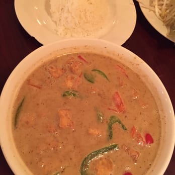 Pho Xinh - Panang curry soup with tofu. I usually ask for a side of white rice to cut some of the spice but it is absolutely  delicious. - Vietnamese Near Me - Mount Laurel, New Jersey