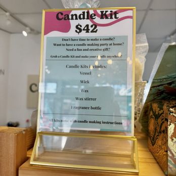 Candle Bar Carlsbad - To go candle making kit - Arts & Crafts Near Me - Carlsbad, California