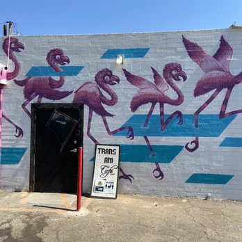 Trans Am PHX - Awesome mural at the entrance of the coffee shop/cafe - Art Galleries Near Me - Phoenix, Arizona