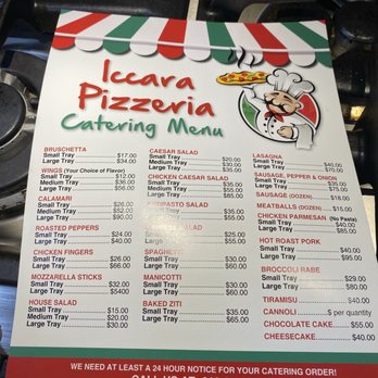 Iccara Pizzeria - Menu 1 - Pizza Near Me - Coatesville, Pennsylvania Iccara Pizzeria - Menu 1 - Pizza Near Me - Coatesville, Pennsylvania