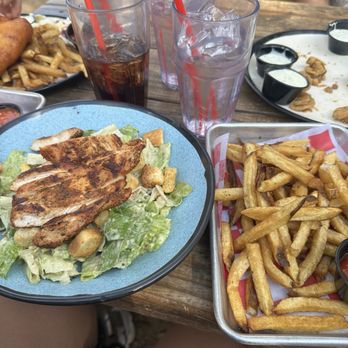 The Tipsy Oak - Blackened Chicken Caesar Salad Side fries - Gastropubs Near Me - Arlington, Texas The Tipsy Oak - Blackened Chicken Caesar Salad Side fries - Gastropubs Near Me - Arlington, Texas