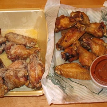 Wingstop - garlic/parmesan and atomic on side - Chicken Wings Near Me - San Carlos, California Wingstop - garlic/parmesan and atomic on side - Chicken Wings Near Me - San Carlos, California