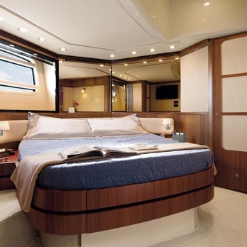 Image Yacht Charters - Master Suite on Blue By You, 50' Azimut Magellano, docked in Sanibel, Florida. - Boat Charters Near Me - Fort Myers, Florida Image Yacht Charters - Master Suite on Blue By You, 50' Azimut Magellano, docked in Sanibel, Florida. - Boat Charters Near Me - Fort Myers, Florida