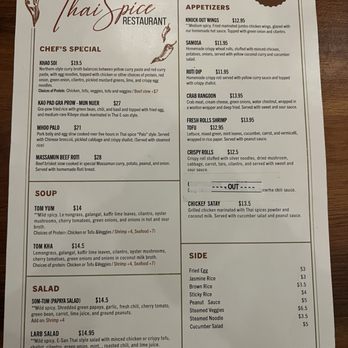 Thai Spice - Menu - Thai Near Me - San Francisco, California Thai Spice - Menu - Thai Near Me - San Francisco, California