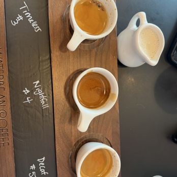 Waterbean Coffee - Espresso flight - Coffee & Tea Near Me - Winston-Salem, North Carolina Waterbean Coffee - Espresso flight - Coffee & Tea Near Me - Winston-Salem, North Carolina
