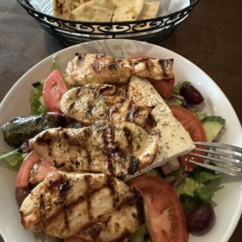 Sofia's Mediterranean Grill - Greek salad with chicken - Greek Near Me - Hasbrouck Heights, New Jersey