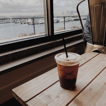Adriana's Cafe - Their Nitro Cold Brew Coffee is the pick me up I needed this morning. Cozy environment. Gorgeous view. - Cafes Near Me - Winthrop, Massachusetts
